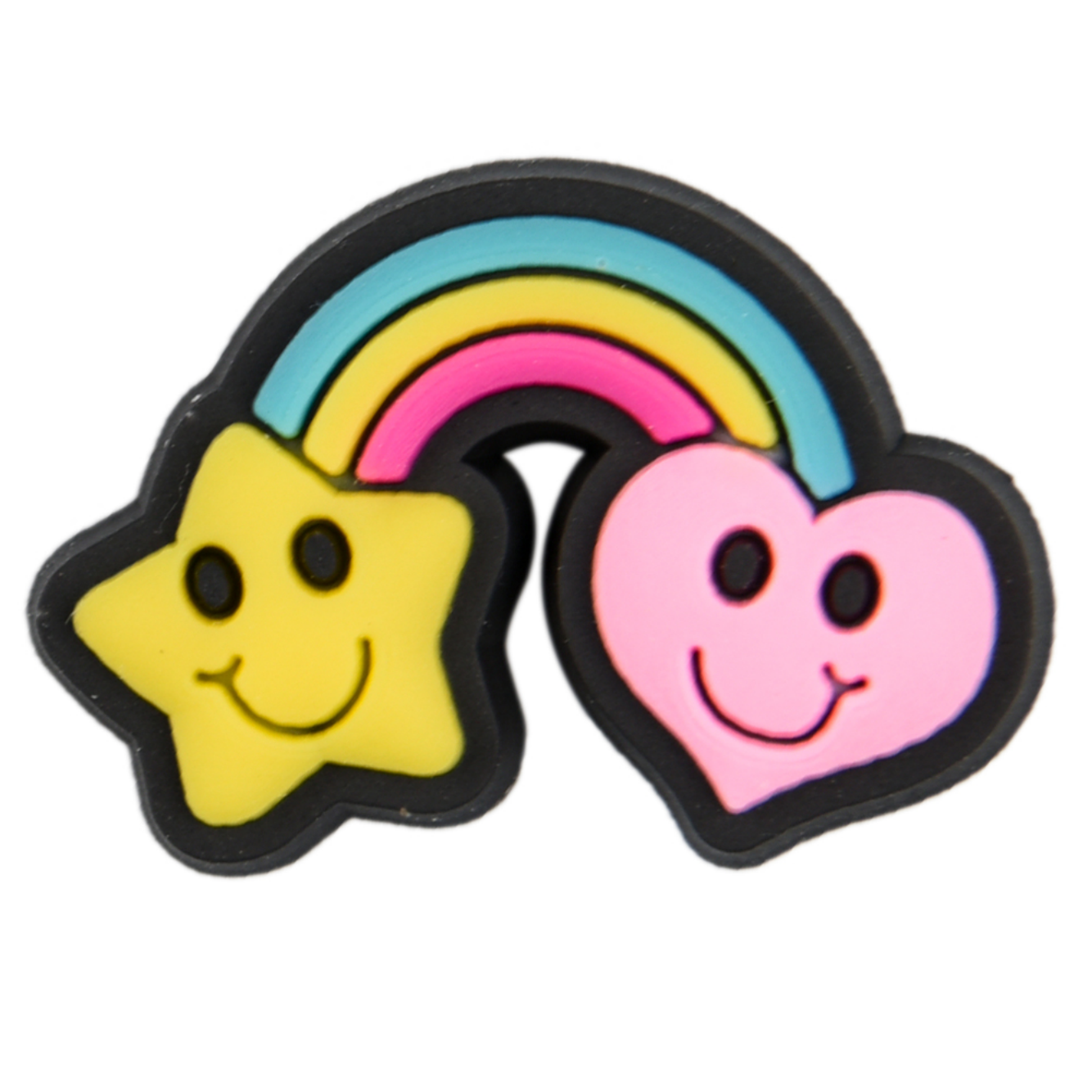 Heart Star and Rainbow Charm