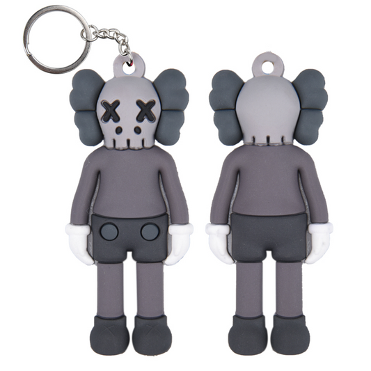 Gray KAWS Keychain