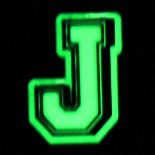 Glow In The Dark Letter - J