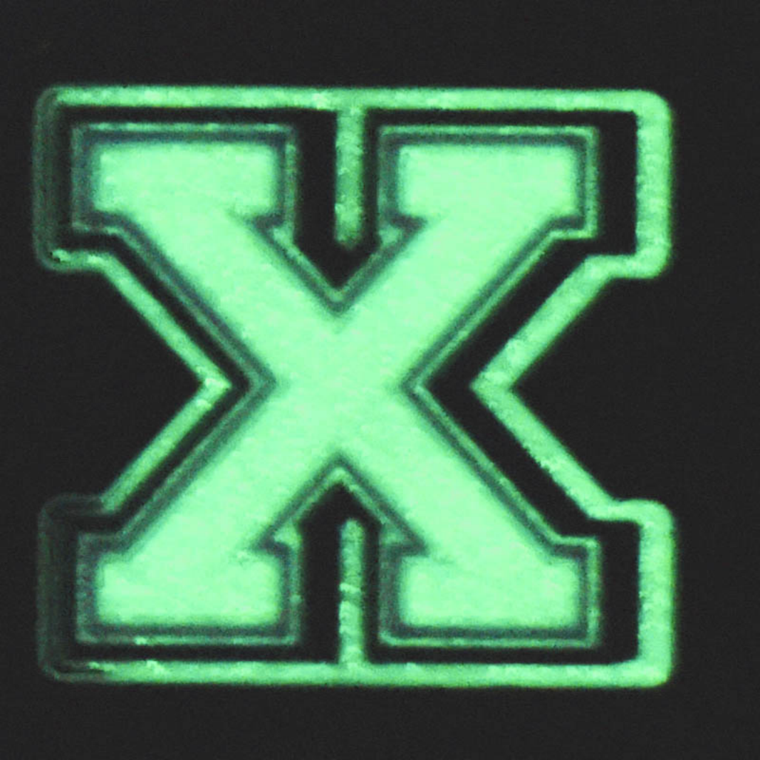 Glow In The Dark Letter - X