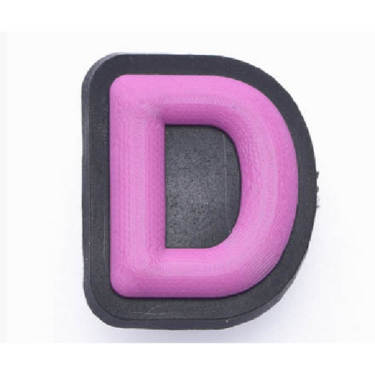 Colorful Letter - D