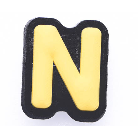 Colorful Letter - N