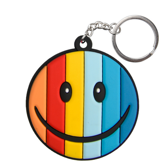 Rainbow Smile Keychain