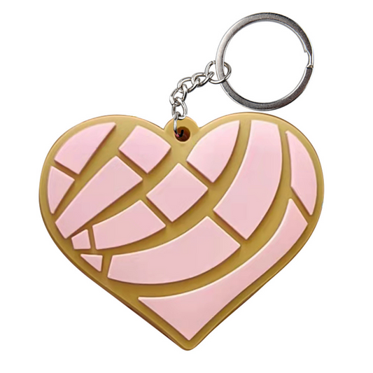 Heart Concha Keychain