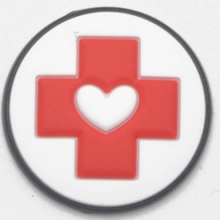 Medical Cross Heart Charm