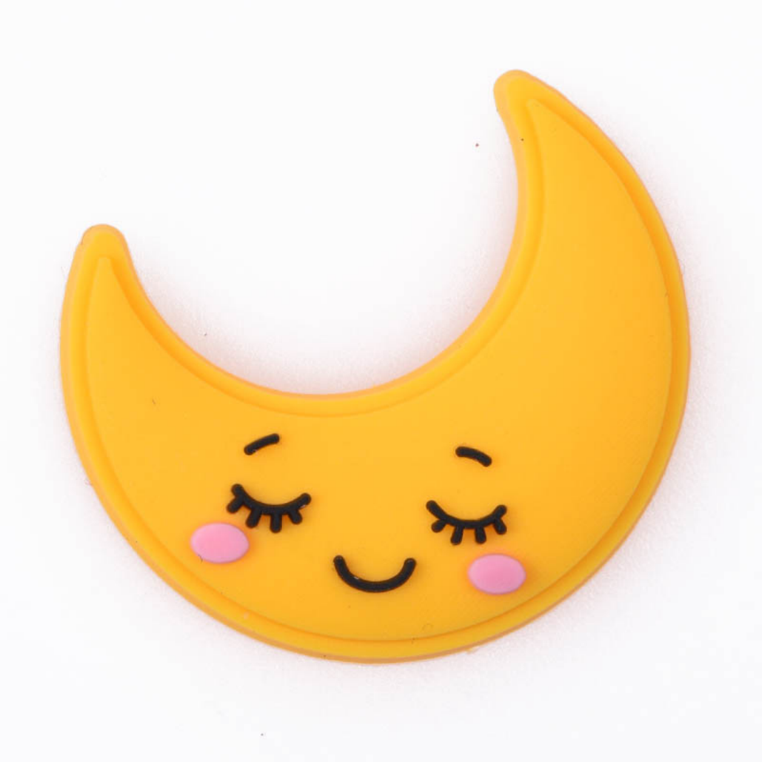 Cute Sleepy Moon Charm