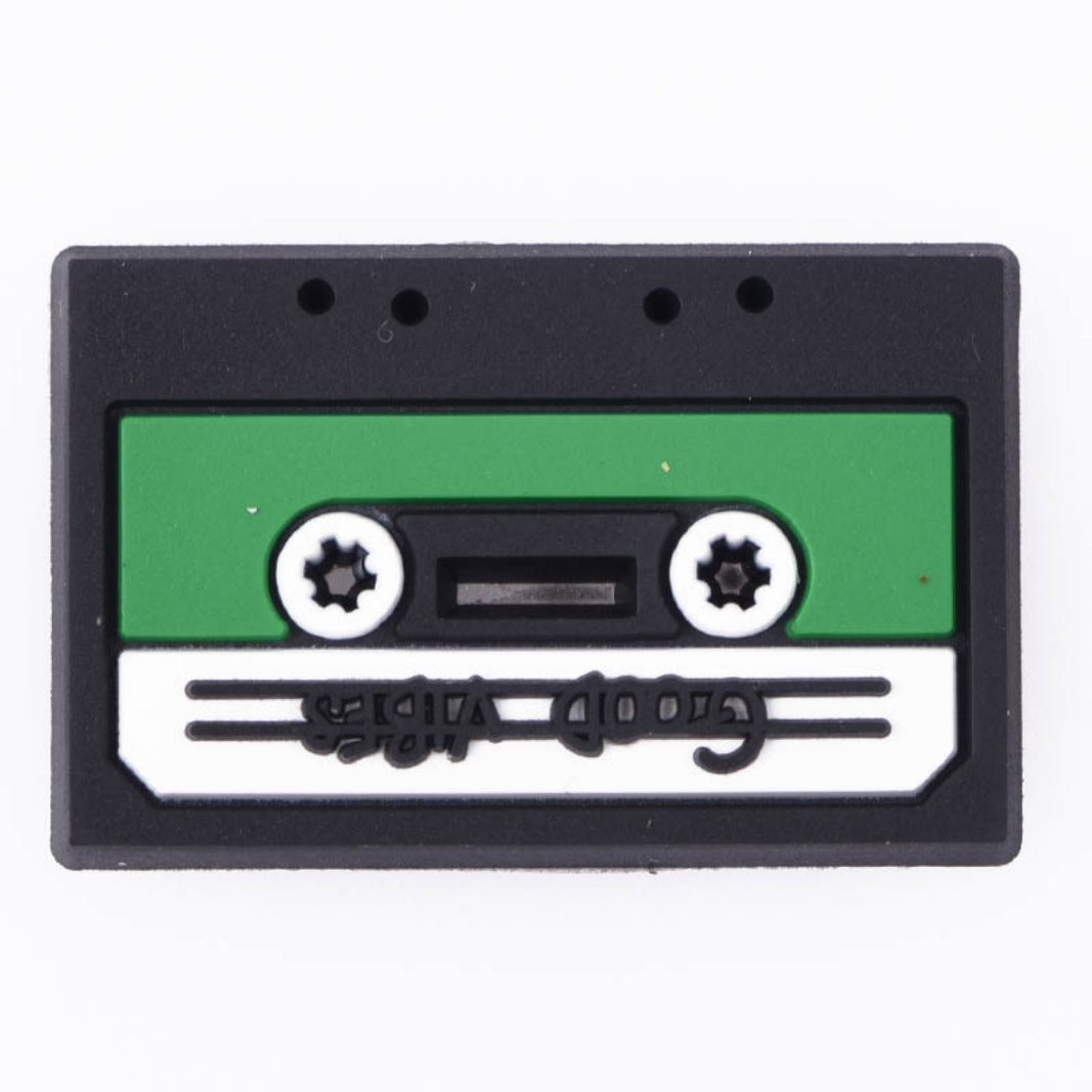 Good Vibes Cassette Tape Charm