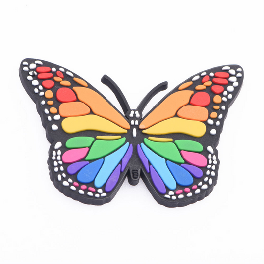 Rainbow Butterfly Charm