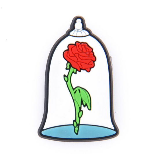 Rose in Glass Charm