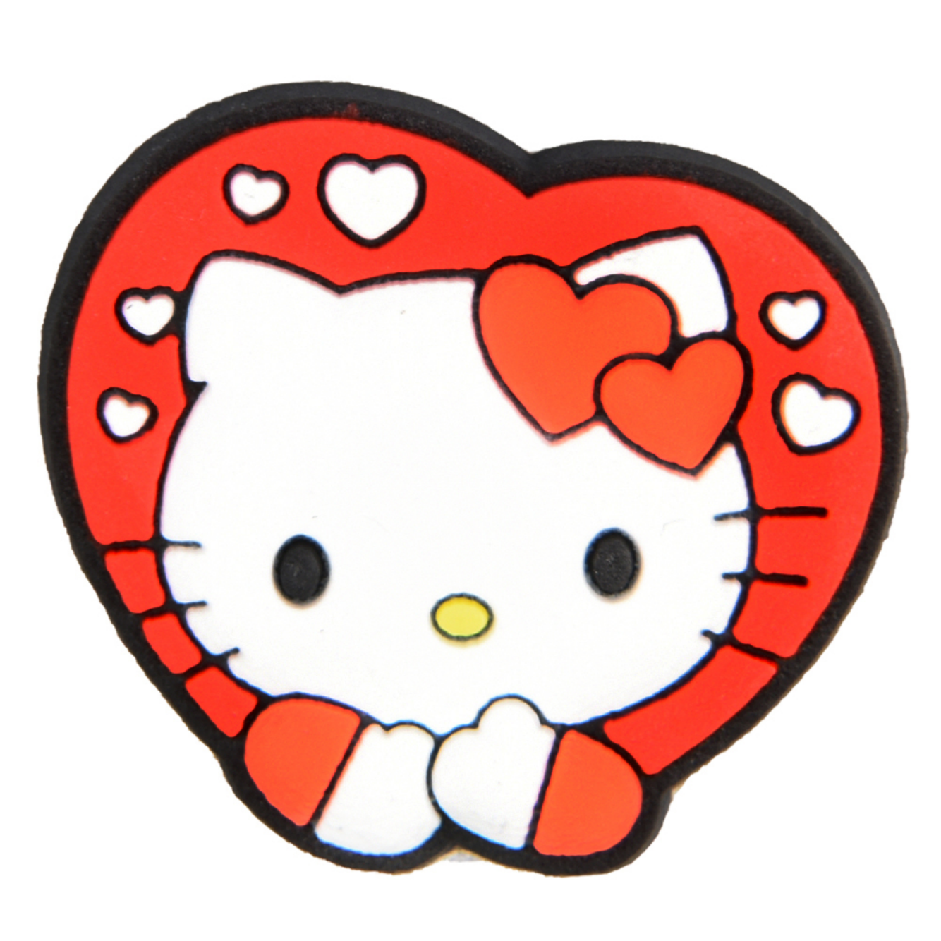 Red Heart Kitty Charm