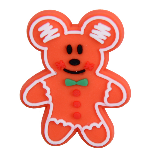 Christmas Gingerbread Bear Charm