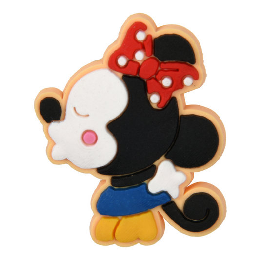 Kissing Mouse with Bow Charm