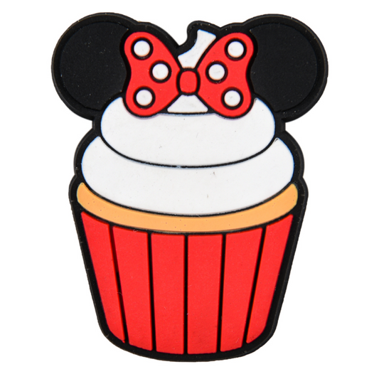 Minnie Mouse Cupcake Charm