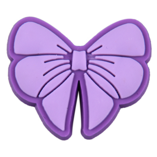 Purple Bow Charm