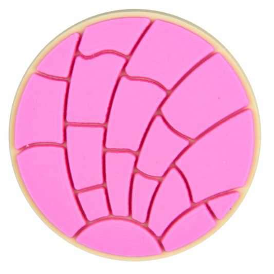 Pink Round Concha Charm